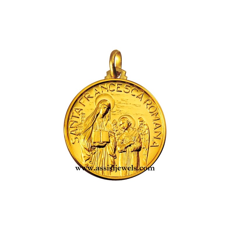 Medaglia di  S. Francesca Romana oro 18 kt