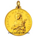 Medaglia di  S. Maria Goretti oro 18 kt