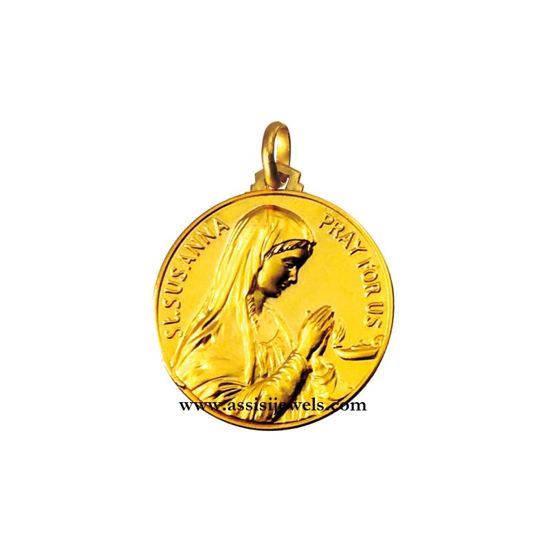 Medaglia di S. Susanna oro 18 kt