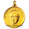 Medaglia di S. Escriva' oro 18 kt