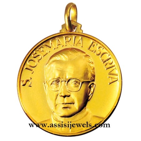 Medaglia di S. Escriva' oro 18 kt