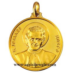 Medaglia di San Giovanni Bosco oro 18 kt