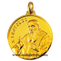 18 kt gold Saint leopold medal