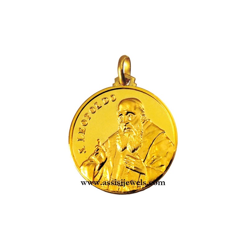 Medaglia di San Leopoldo oro 18 kt