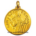 18 kt gold Saint lawrence medal