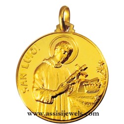 18 kt gold Saint Louis medal