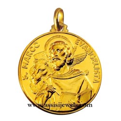 18 kt gold Saint Mark medal