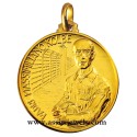 18 kt gold Saint Maximilian Kolbe medal