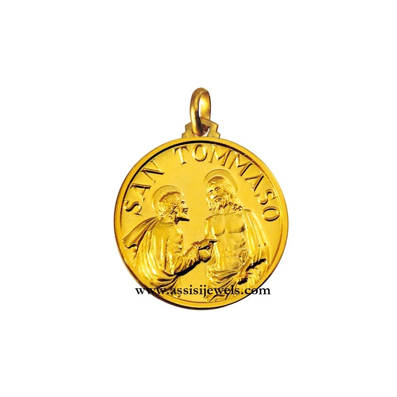 Medaglia di San Tommaso  oro 18 kt