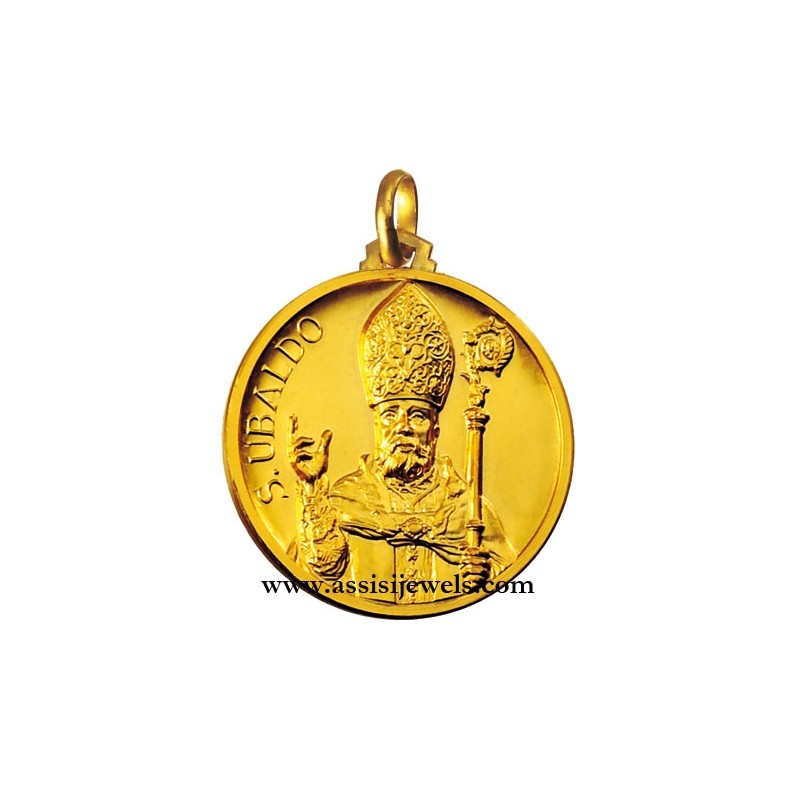 Medaglia di Sant' Ubaldo oro 18 kt