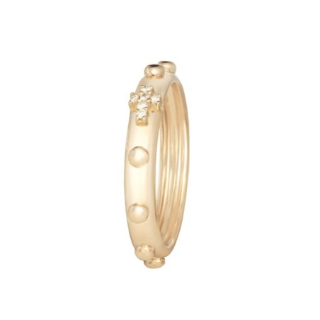 Nardelli gold rosary ring