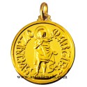18 kt gold Saint Venanzio medal