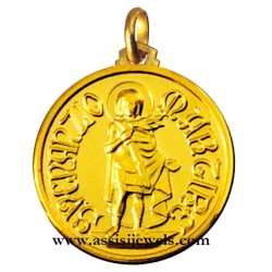 Medaglia di San Venanzio oro 18 kt