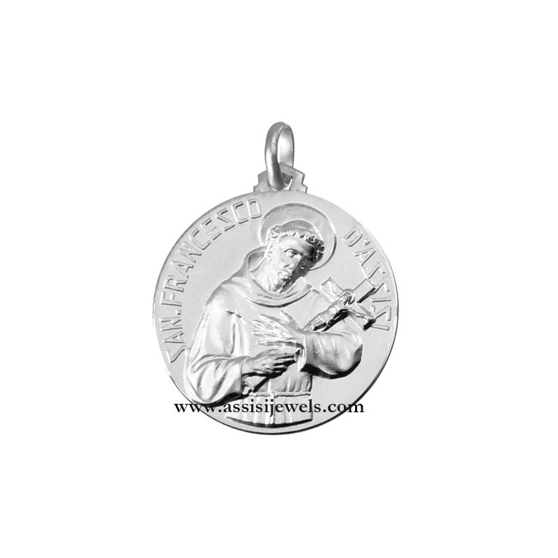 Medaglia di San Francesco oro 18 kt