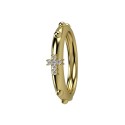Nardelli gold rosary ring
