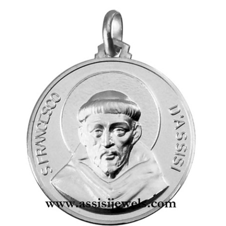 18 kt gold Saint Francis Cimabue medal