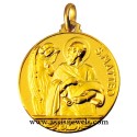 18 kt gold Saint Matthew medal