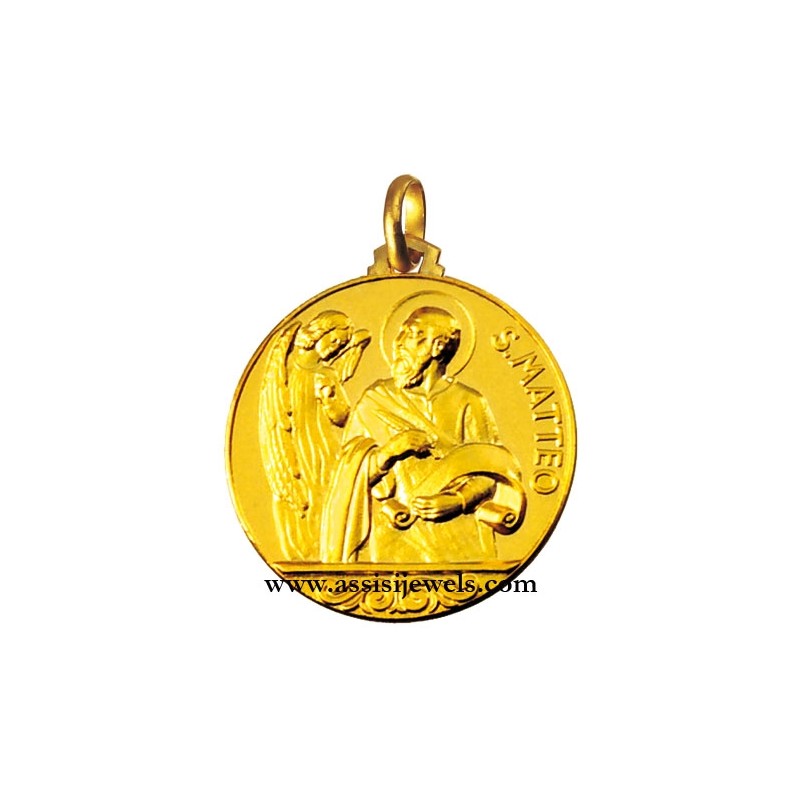 Medaglia di San Matteo oro 18 kt