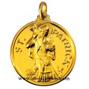 18 kt gold Saint Patrick medal
