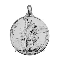 Medaglia di San Michele Arcangelo oro 18 kt
