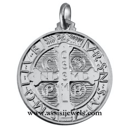 Medaglia di San Benedetto oro 18 kt