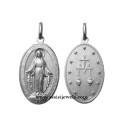 18 kt gold miraculous Madonna medal