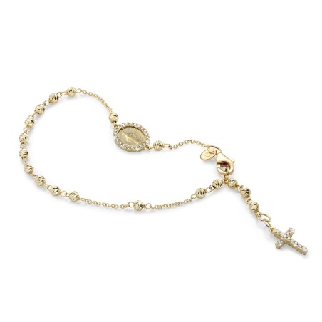 18 kt yellow gold rosary bracelet