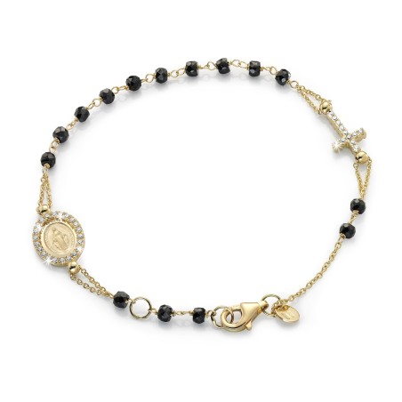 18 kt yellow gold rosary bracelet