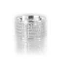 Tuum 925 sterling silver Our Father ring