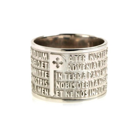 Tuum 925 sterling silver Our Father ring