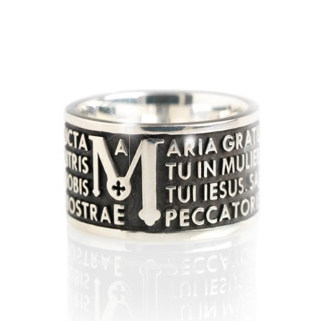 Tuam anello Ave Maria argento 925