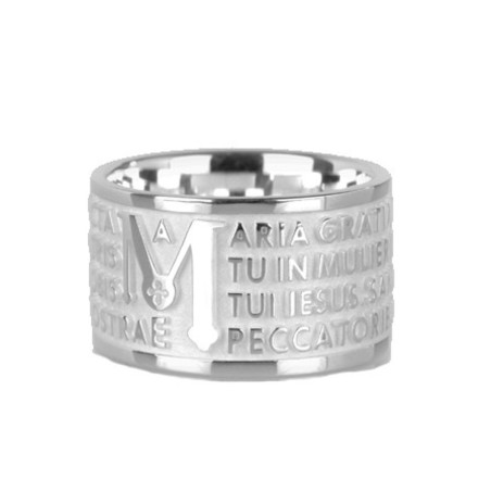 Tuam anello Ave Maria argento 925