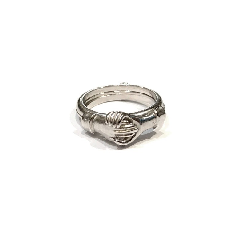 Anello fede di Santa  Rita argento 925