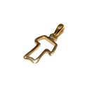 18 KT GOLD TAU CROSS