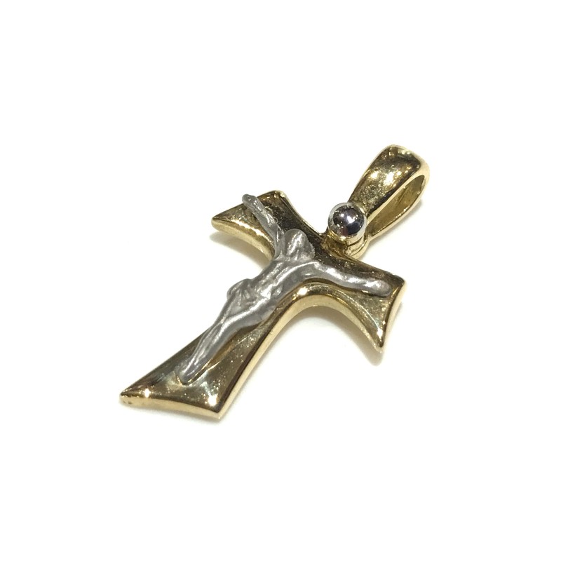 18 KT GOLD TAU CROSS