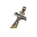 18 KT GOLD TAU CROSS