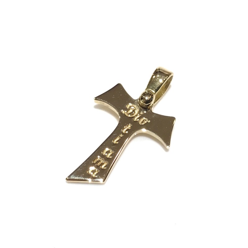 18 KT GOLD TAU CROSS