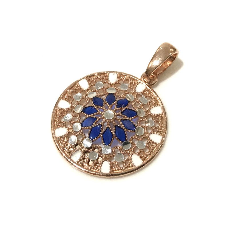 925 sterling silver Florence style pendent