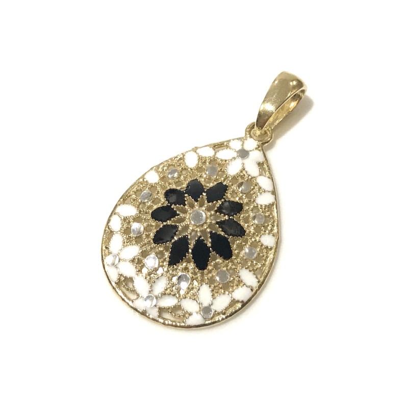 925 sterling silver Florence style pendent