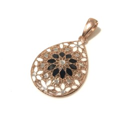 925 sterling silver Florence style pendent