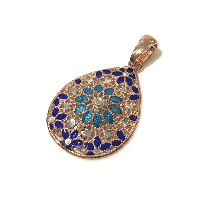 925 sterling silver Florence style pendent