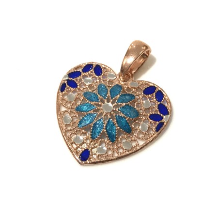 925 sterling silver Florence style pendent