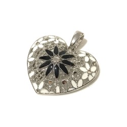 925 sterling silver Florence style pendent