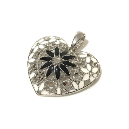 925 sterling silver Florence style pendent