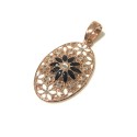 925 sterling silver Florence style pendent