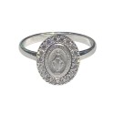 925 sterling silver MIRACULOUS MADONNA ring