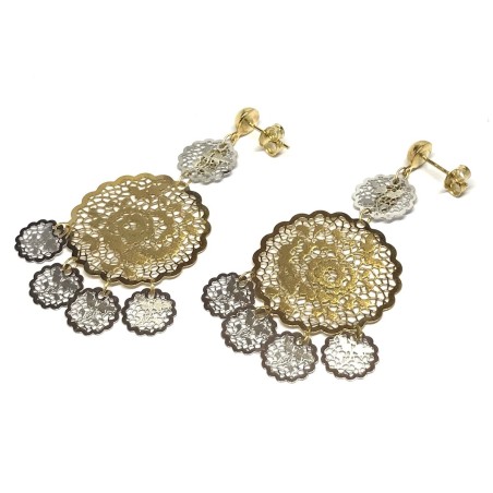 Neonero orecchini oro 18 kt