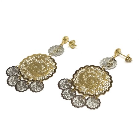 Neonero 18 kt gold earrings