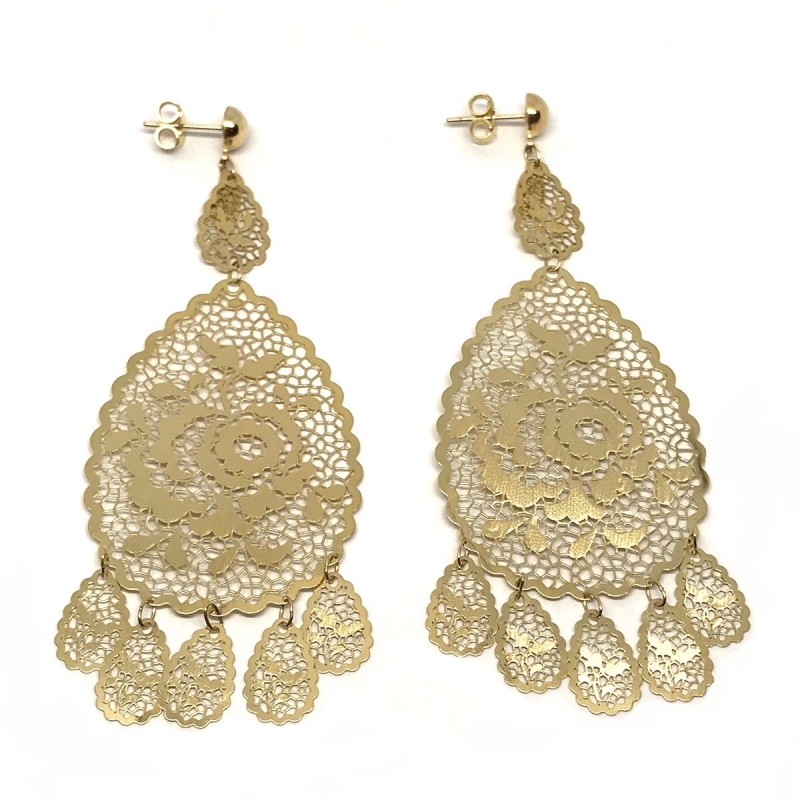 Neonero orecchini oro 18 kt