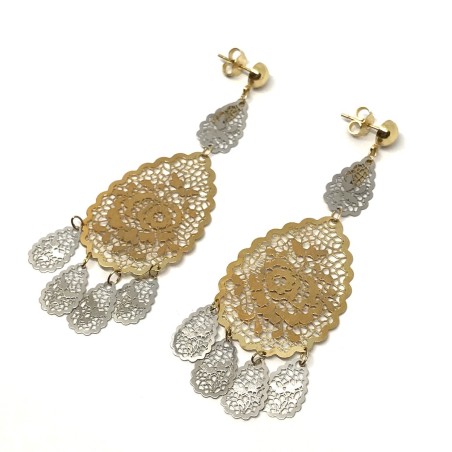 Neonero 18 kt gold earrings